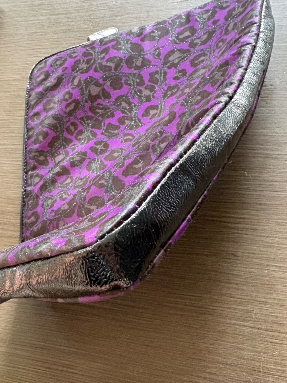 COACH Poppy Purple Ocelot Laptop Sleeve - Picture 8 of 11